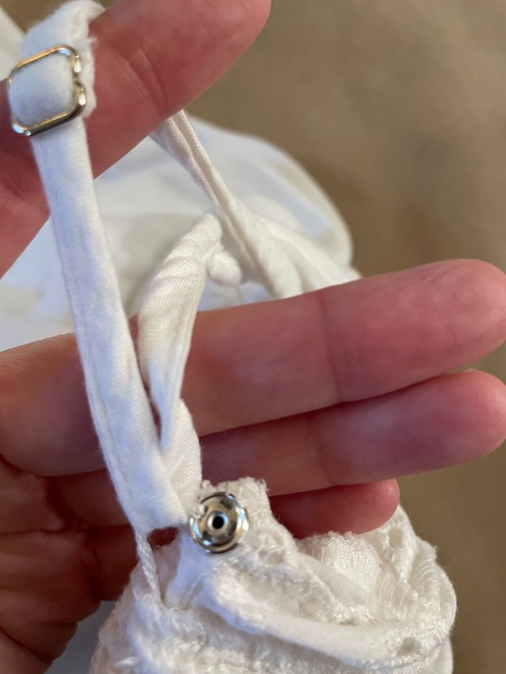 Anthropologie Dress Sz 8 White Eyelet BOHO Cottagecore Resortwear Beach Summer - Picture 6 of 12